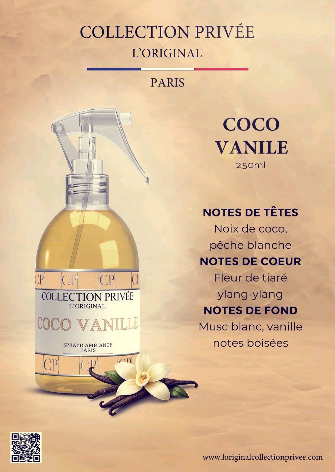 Spray d’Intérieur COCO VANILLE Collection Privée L'Original – Image 2
