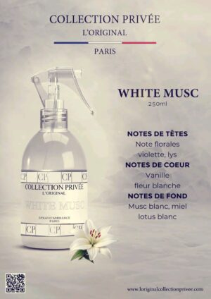 Alternative view of Spray d’Intérieur WHITE MUSC (Tahara) Collection Privée L'Original