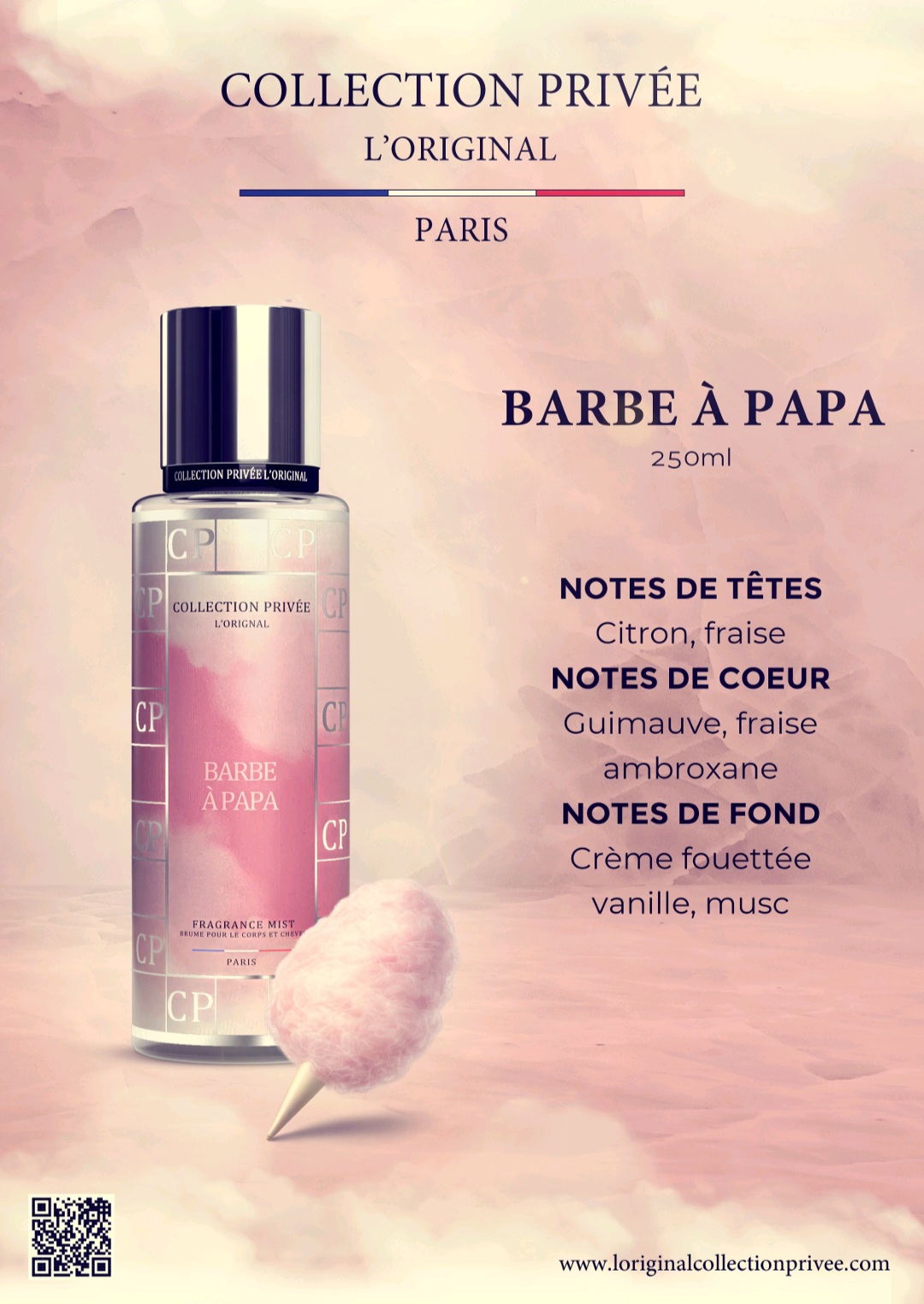 Brumes Corps & Cheveux BARBE À PAPA - Collection Privée L'Original – Image 2