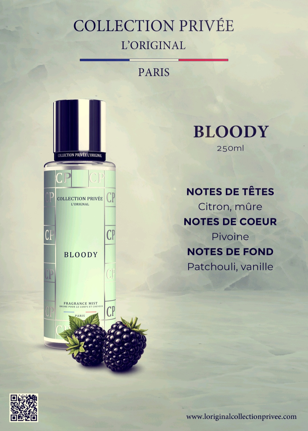 Brumes Corps & Cheveux BLOODY - Collection Privée L'Original – Image 2