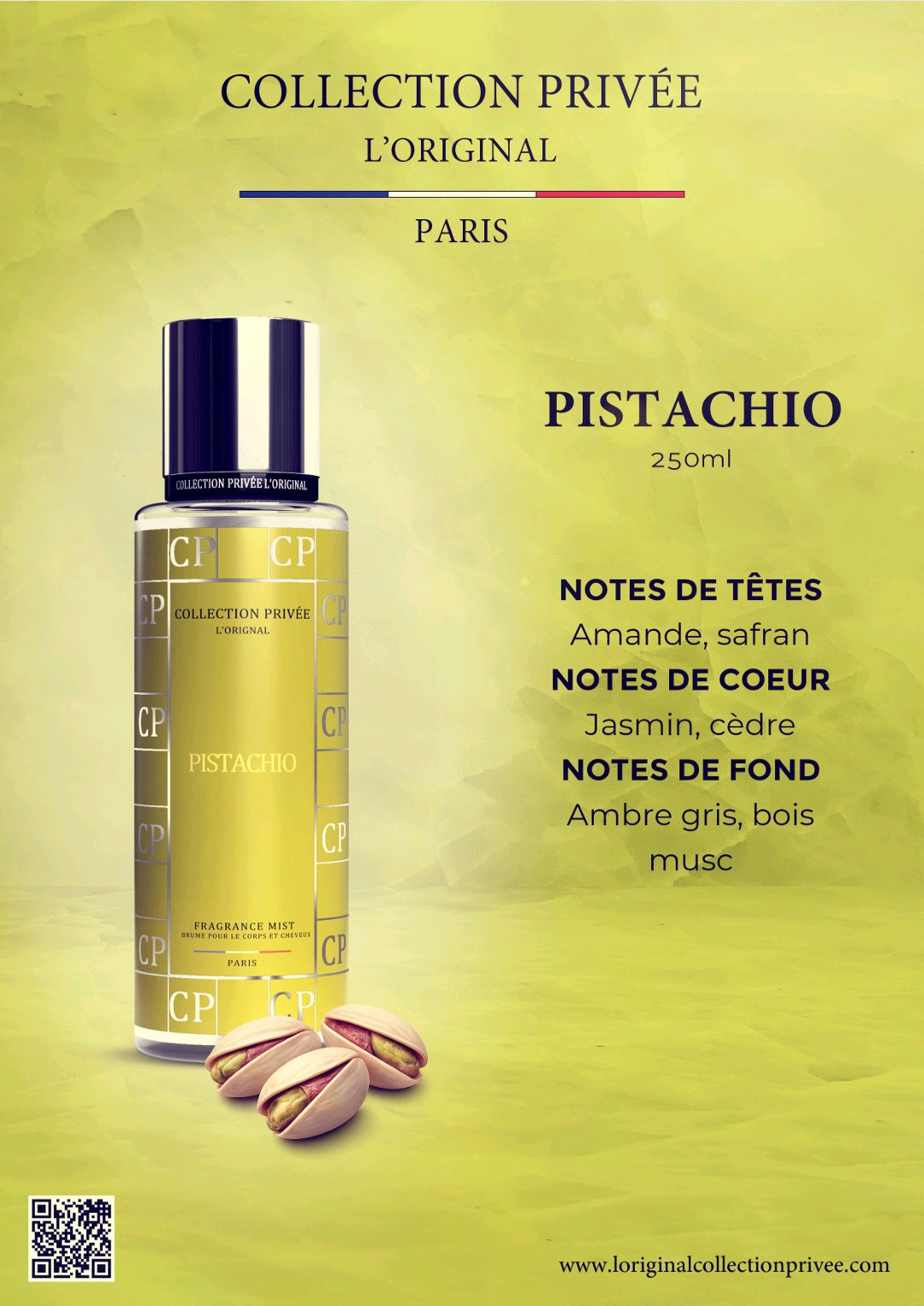 Brumes Corps & Cheveux PISTACHIO - Collection Privée L'Original – Image 2