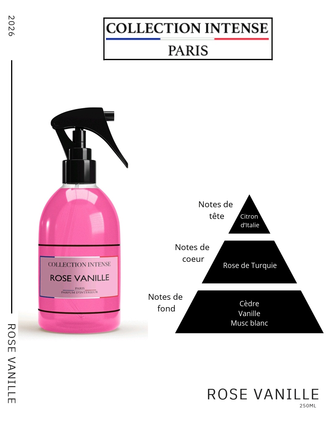 Spray d’Intérieur ROSE VANILLE (Roses Vanille) Collection Privée Intense – Image 2