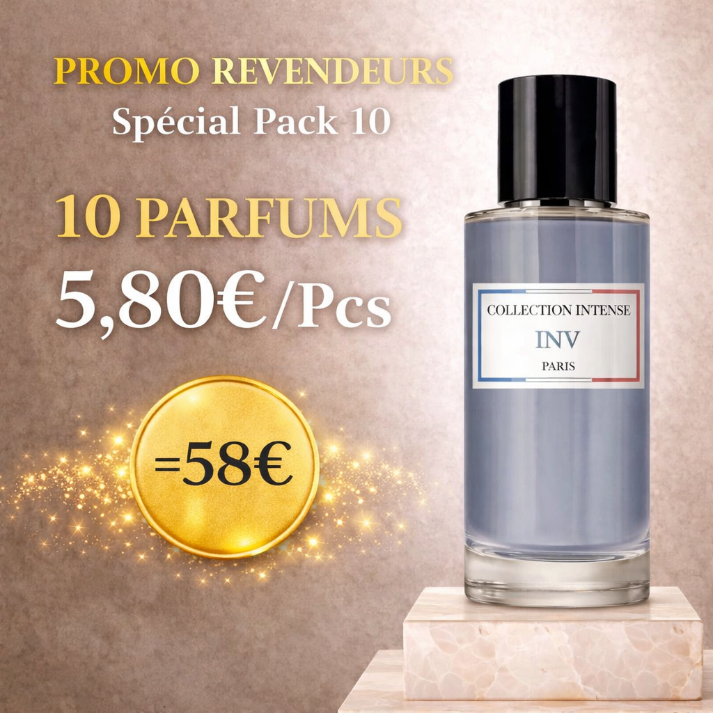 Pack 10 Parfums (50ml) Collection Privée Intense