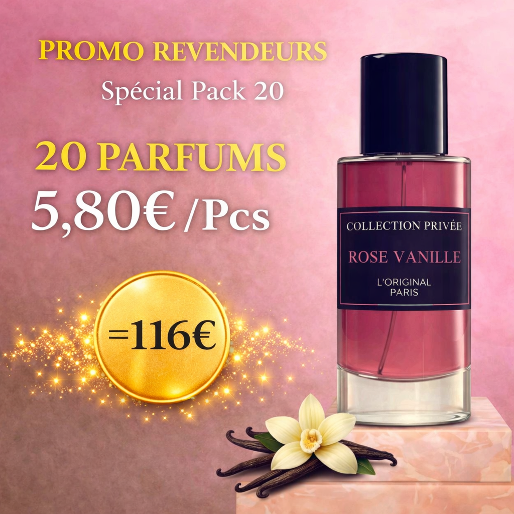 Pack 20 Parfums (50ml) Collection Privée L'Original