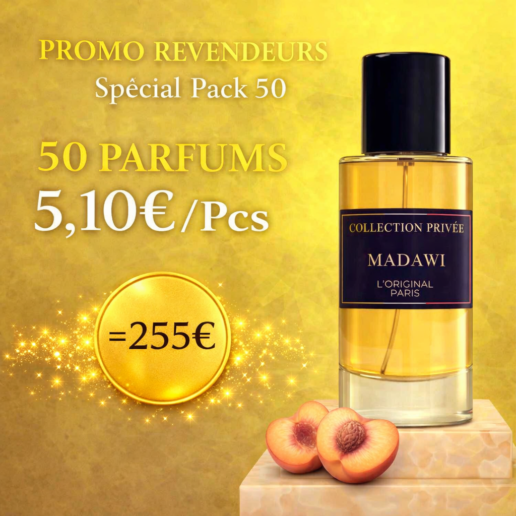 Pack 50 Parfums (50ml) Collection Privée L'Original