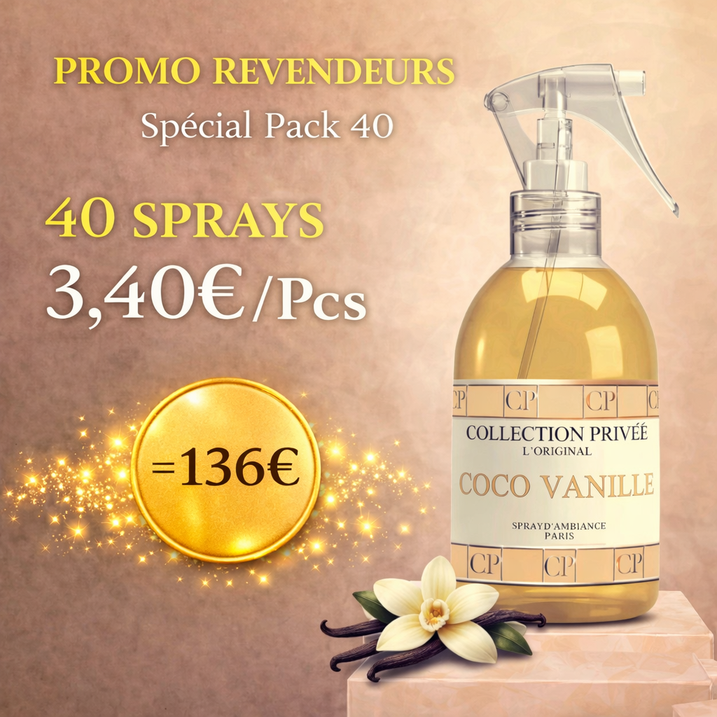 Pack 40 Sprays d'Intérieurs Collection Privée L'Original