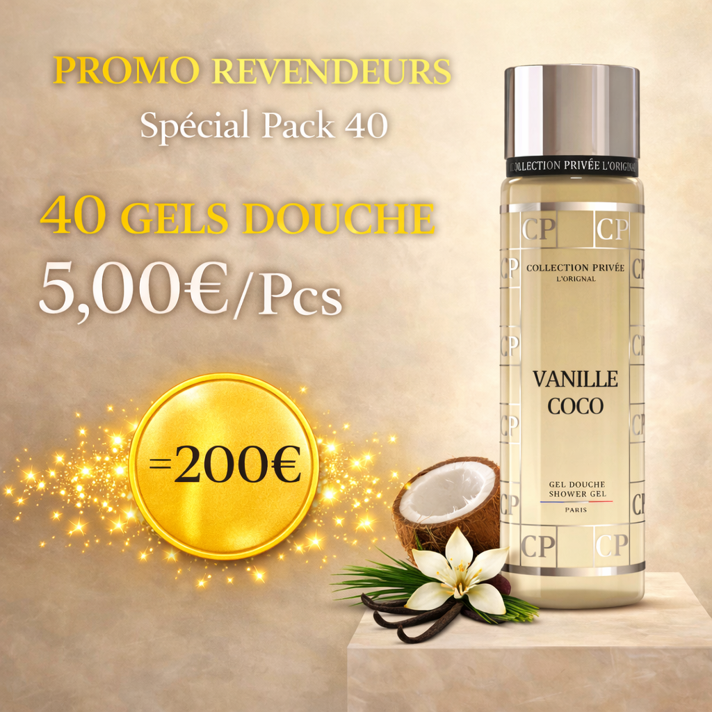Pack 40 Gels Douche Collection Privée L'Original