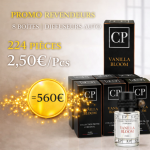 Pack 224 Diffuseurs Voiture Collection Privée L’Original (8 boîtes)