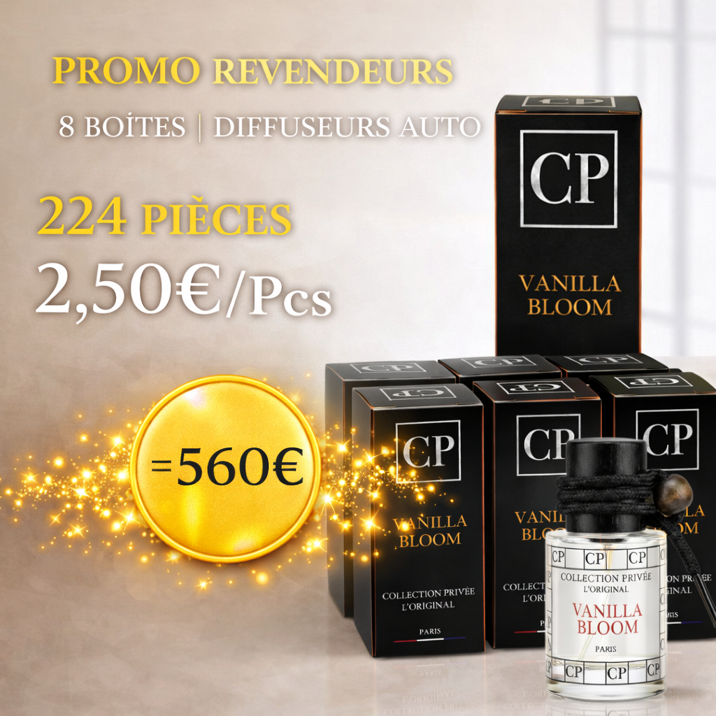 Pack 224 Diffuseurs Voiture Collection Privée L’Original (8 boîtes)