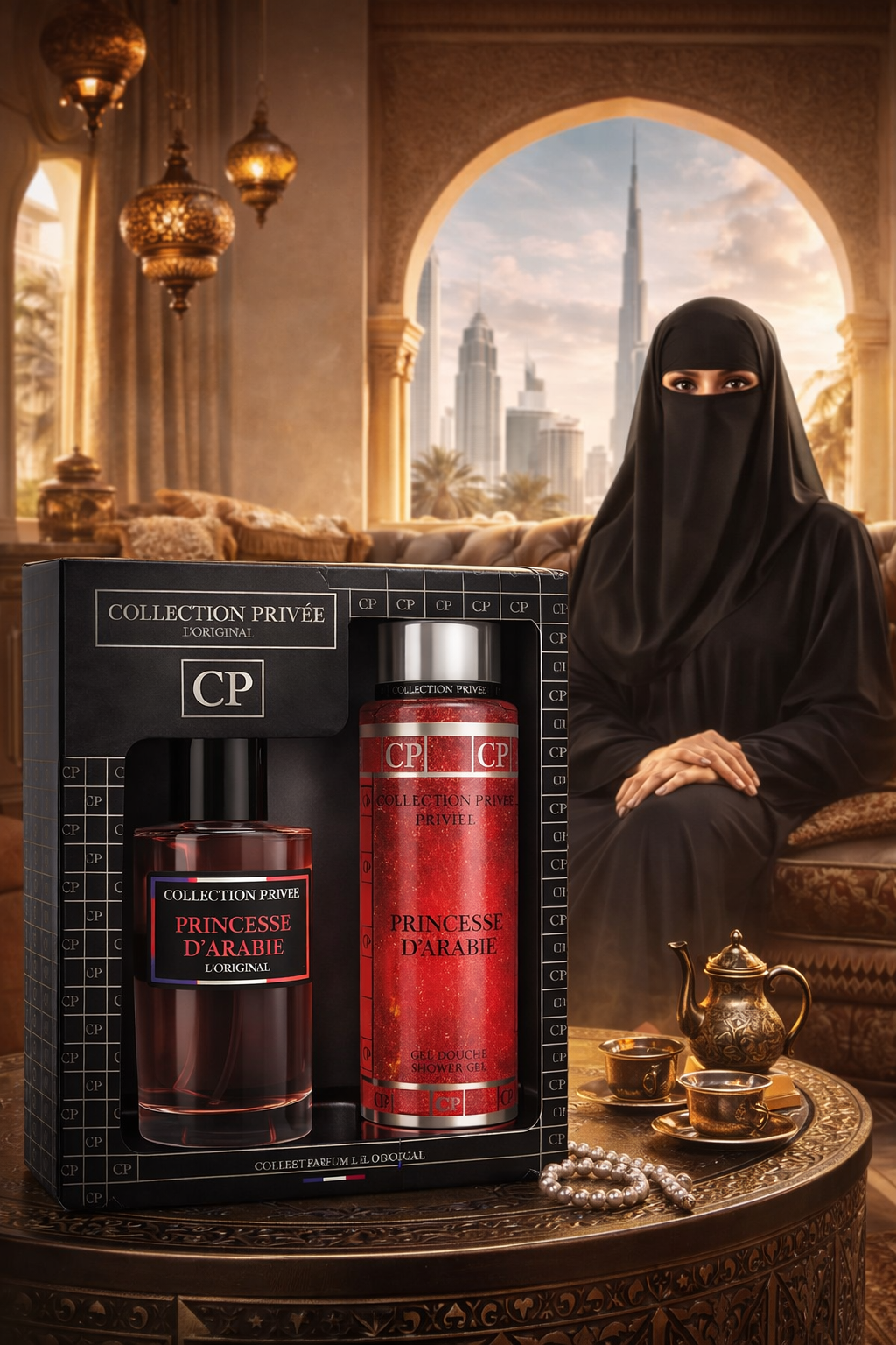 Coffret Parfum PRINCESSE D'ARABIE (100ml) + Collection Privée L'Original – Image 2
