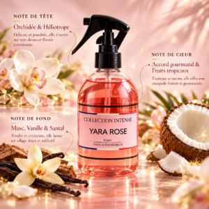 Alternative view of Spray d’Intérieur YARA ROSE Collection Intense – 250 ml