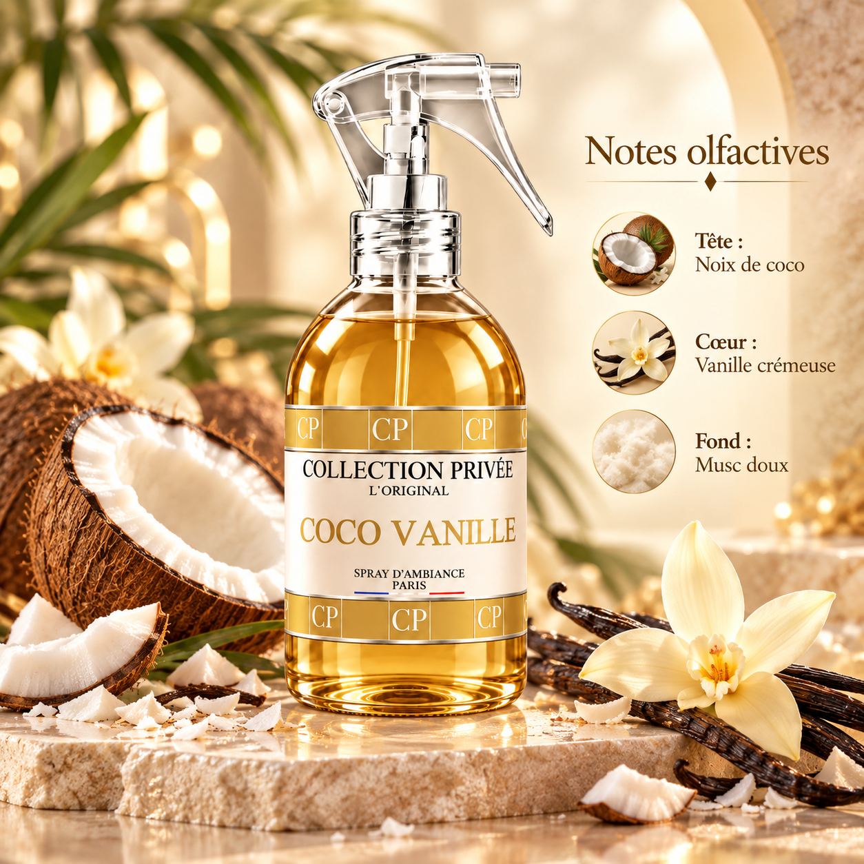 Spray d’Intérieur COCO VANILLE Collection Privée L'Original - 250ml – Image 2