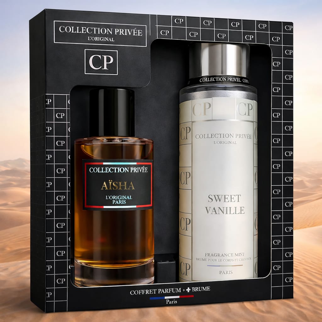 Coffret Parfum AÏSHA (100ml) + Brume SWEET VANILLE - Collection Privée L'Original – Image 2