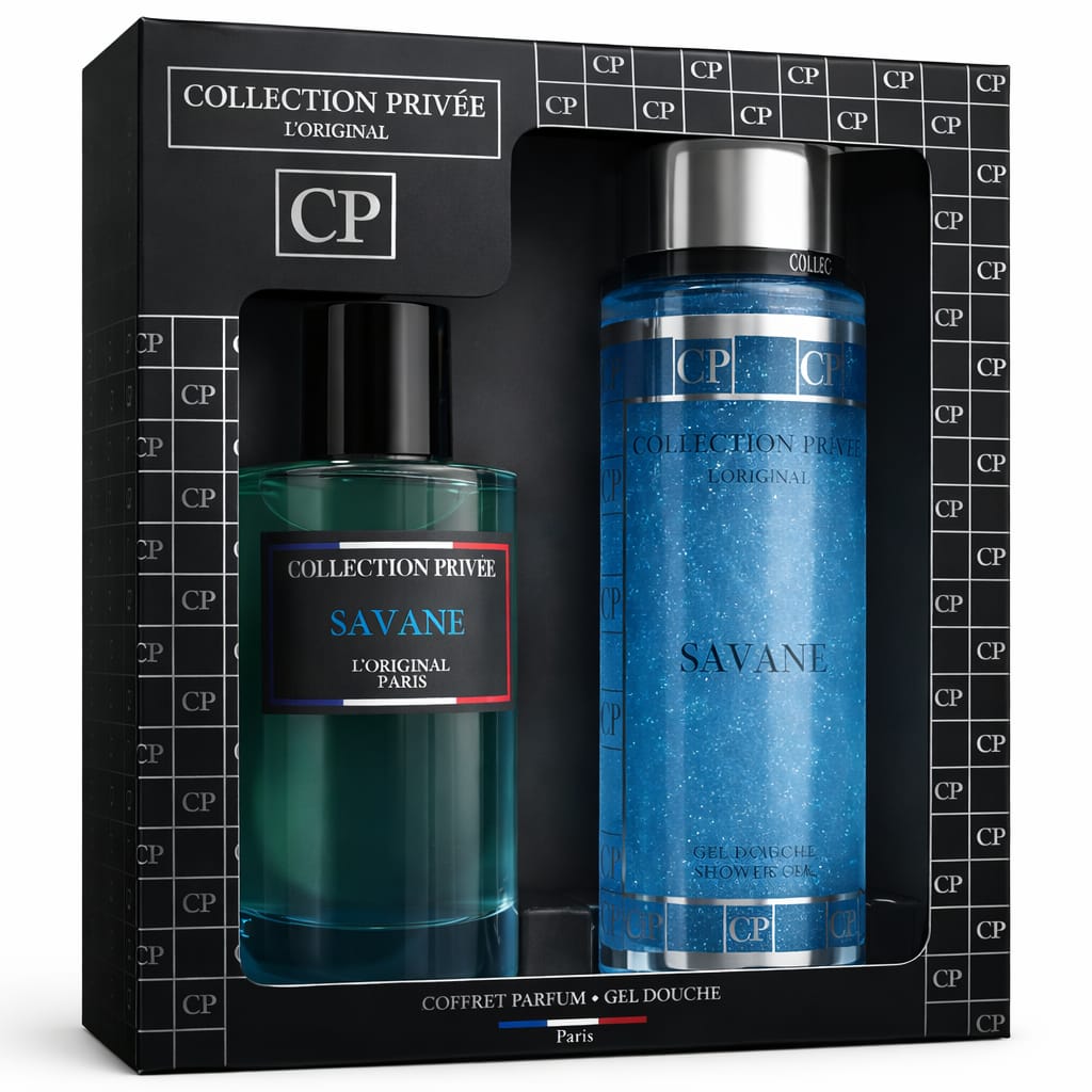 Coffret Parfum SAVANE (100ml) + Gel Douche - Collection Privée L'Original