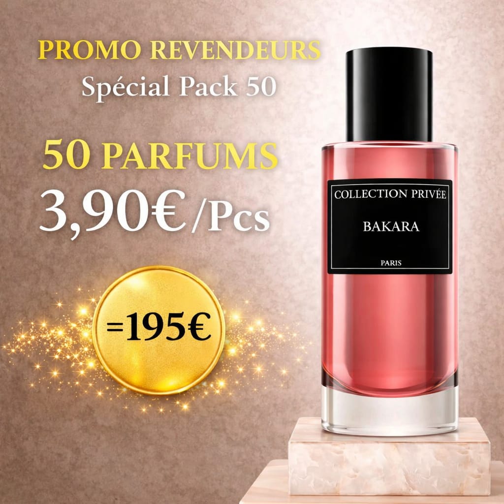 Pack 50 Parfums (50ml) Collection Privée Paris