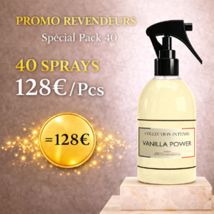 Pack 40 Sprays d'Intérieur – Collection Intense – 250 ml