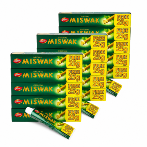 Dentifrice Miswak Dabur 75g - Soins Dentaires Naturels x18