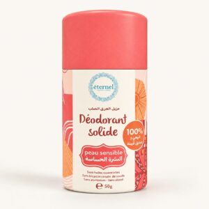 Déodorant Éternel Solide 100 % Naturel & BIO - Peau Sensible