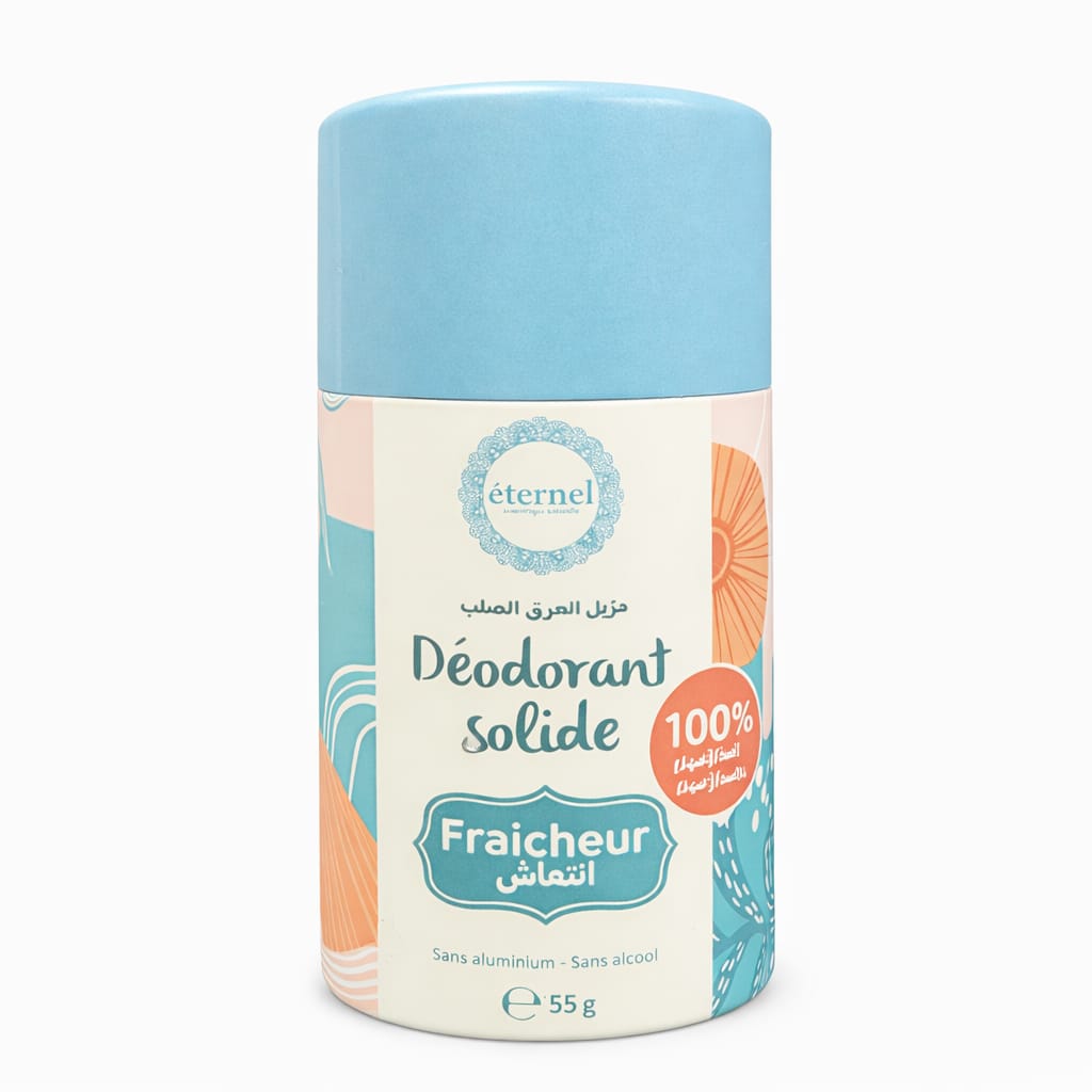 Déodorant Solide Éternel 100 % Naturel & BIO - Fraicheur