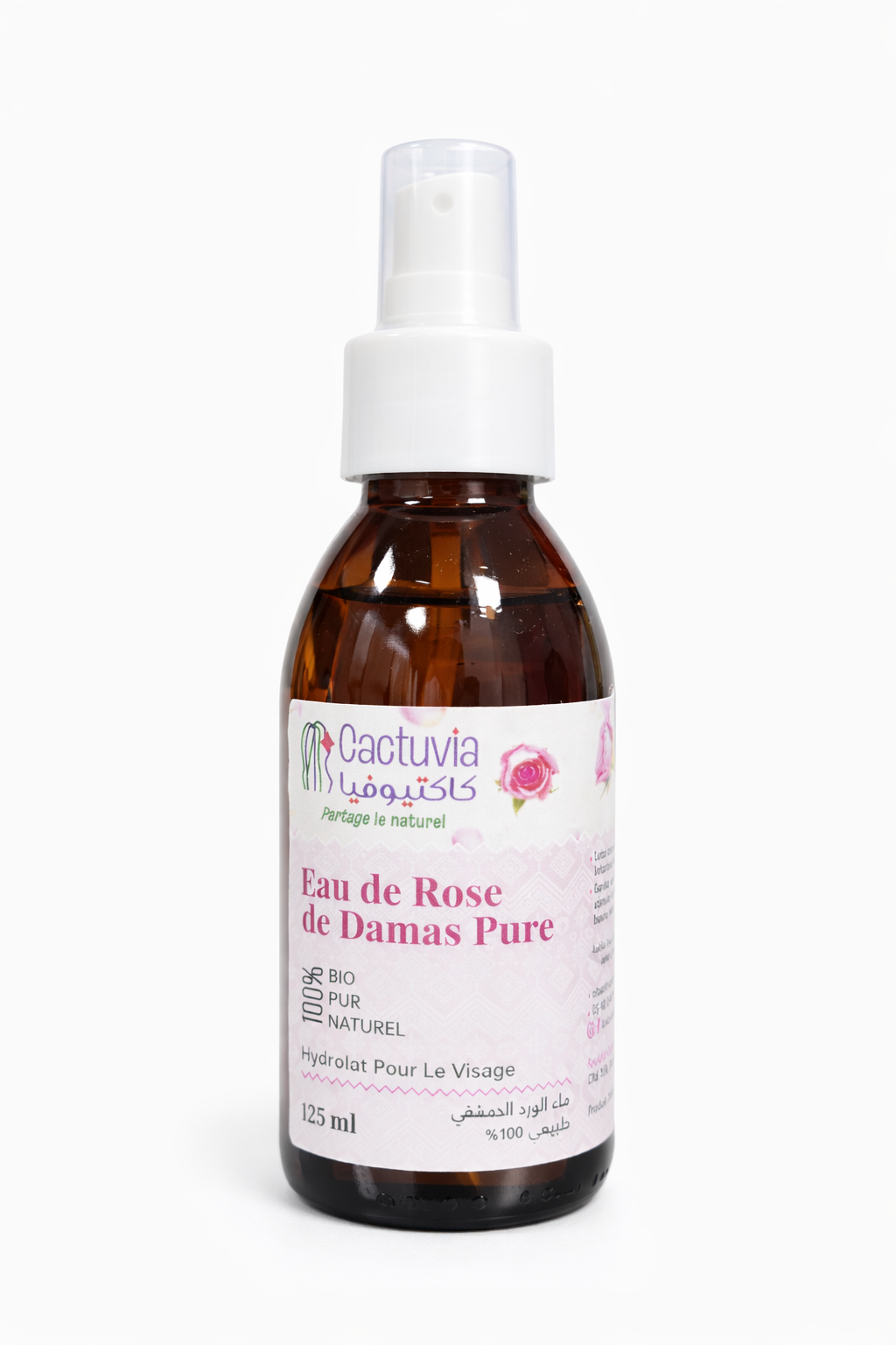 Eau de Rose de Damas 100% Pure & Naturels - BIO Cactuvia – Image 2