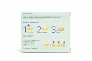Shampoing Solide 100% Naturel - Poudre de Romarin & Gel de Cactus - Cactuvia – Image 3