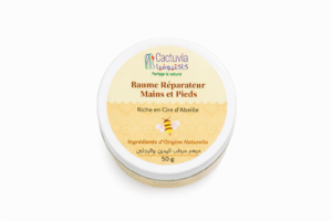 Alternative view of Baume Réparateur Mains & Pieds 100% Naturels - Riche en Cire d'Abeilles - Cactuvia