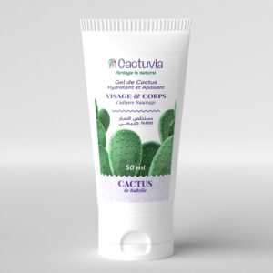 Gommage & Masque Gel de Cactus de Kabylie - 100% Naturel - Cactuvia