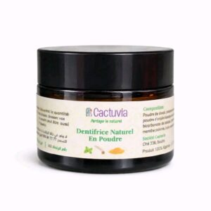 Dentifrice en Poudre 100% Naturel & BIO - Cactuvia