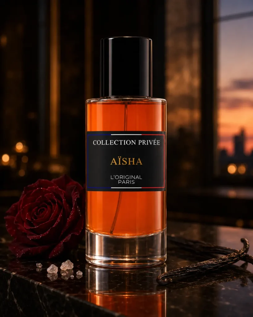 Aisha Collection Privée L'Original, parfum oriental floral à porter notamment en soirée