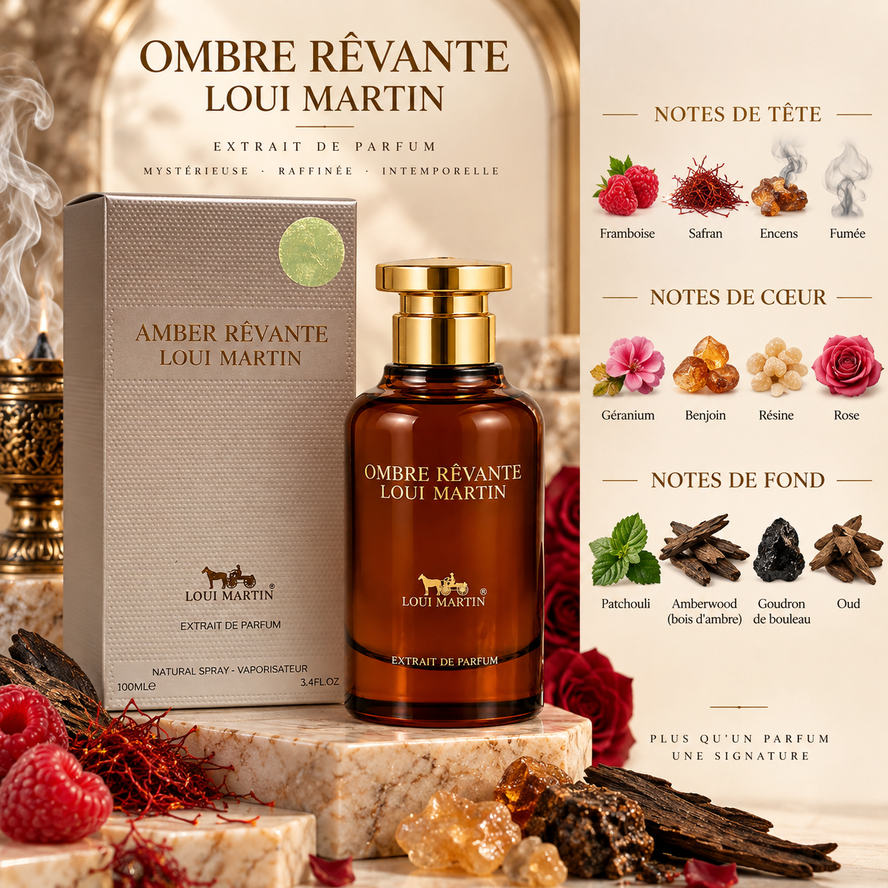 Amber Rêvante - Loui Martin - 100ml Extrait de Parfum – Image 2