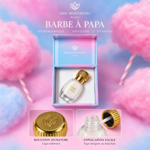 Alternative view of Musc Tahara Barbe à Papa - Gris Montaigne - 12ml