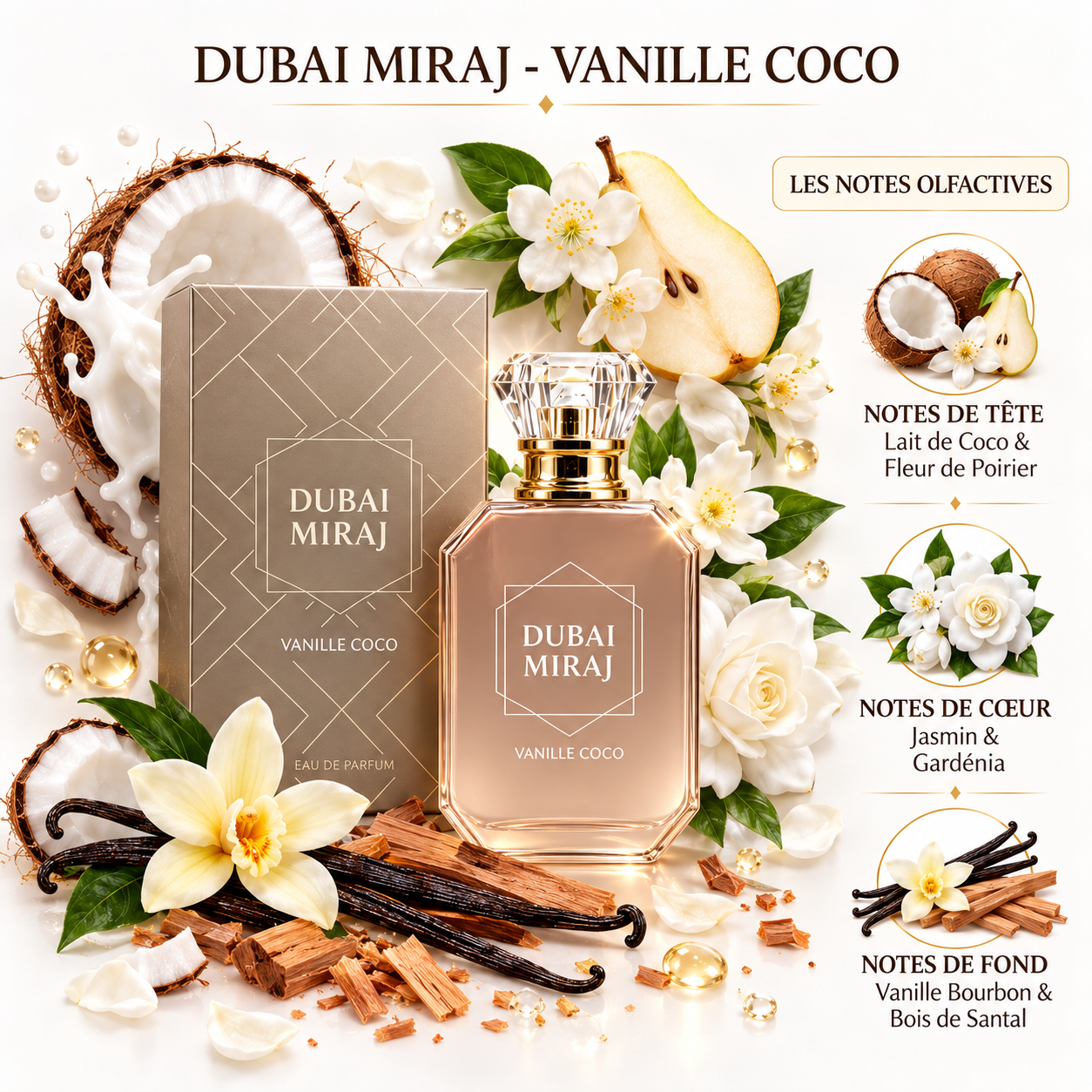 Vanille Coco - Dubaï Miraj - 50 ml – Image 2