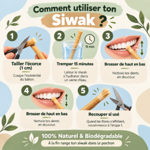 Alternative view of Bâton de Siwak x 5 - Soins Dentaires Naturel